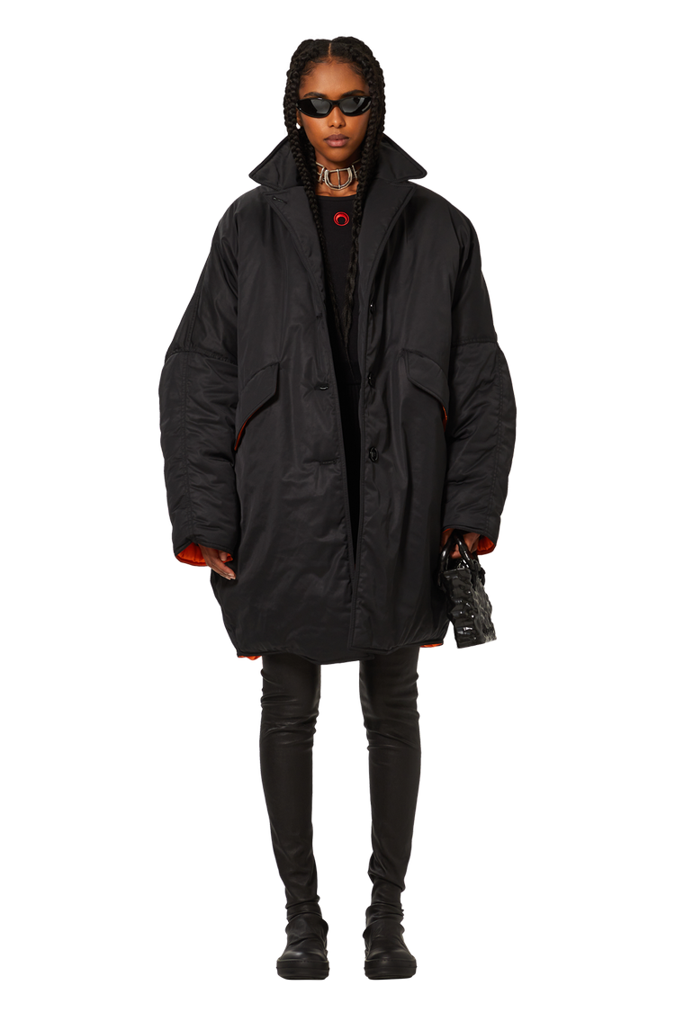Buy MM6 Maison Margiela Coat 'Black' - S52AA0136 900 | GOAT