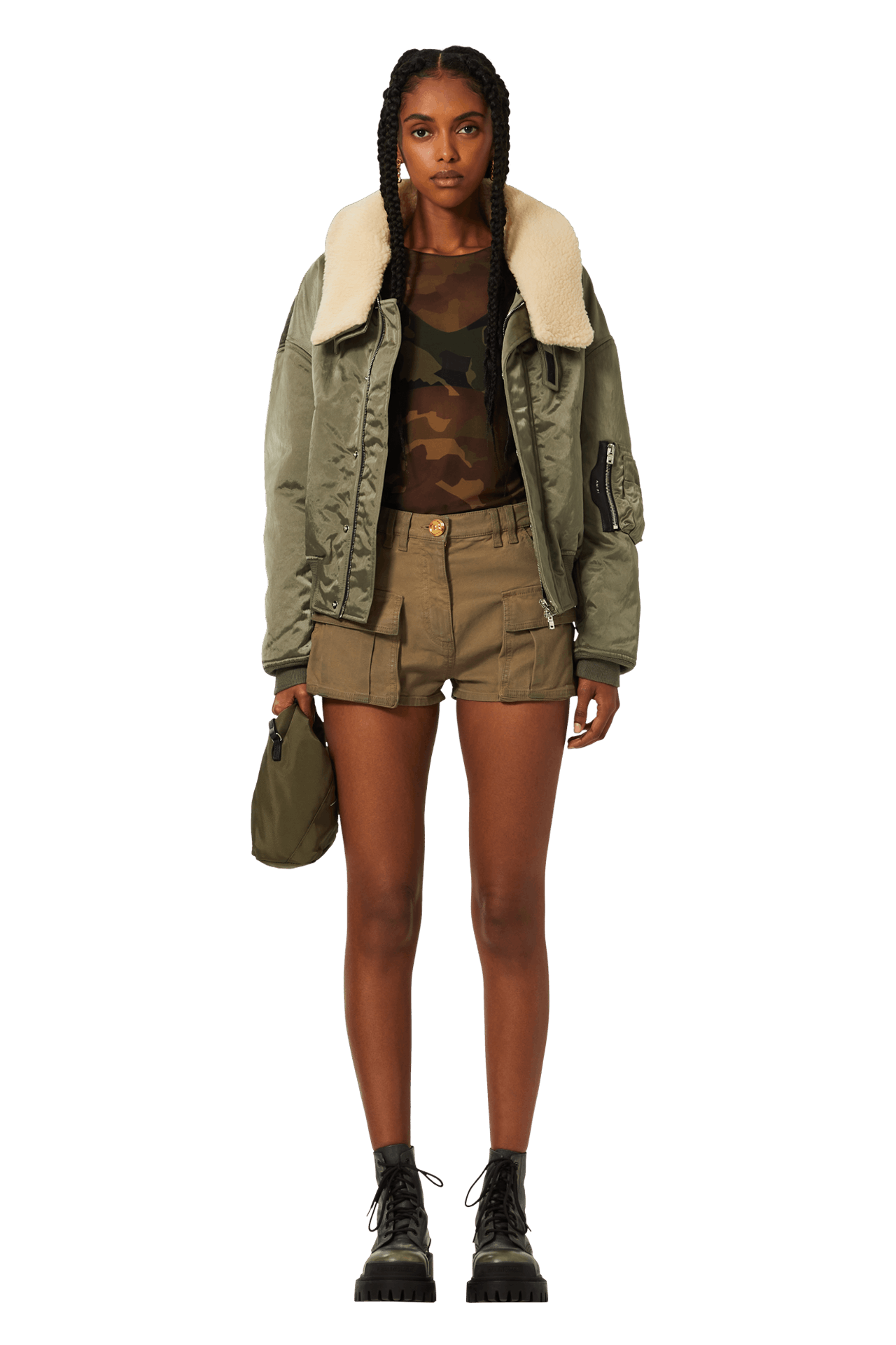 Buy Heron Preston Camo Mesh Long-Sleeve Top 'Camo Green