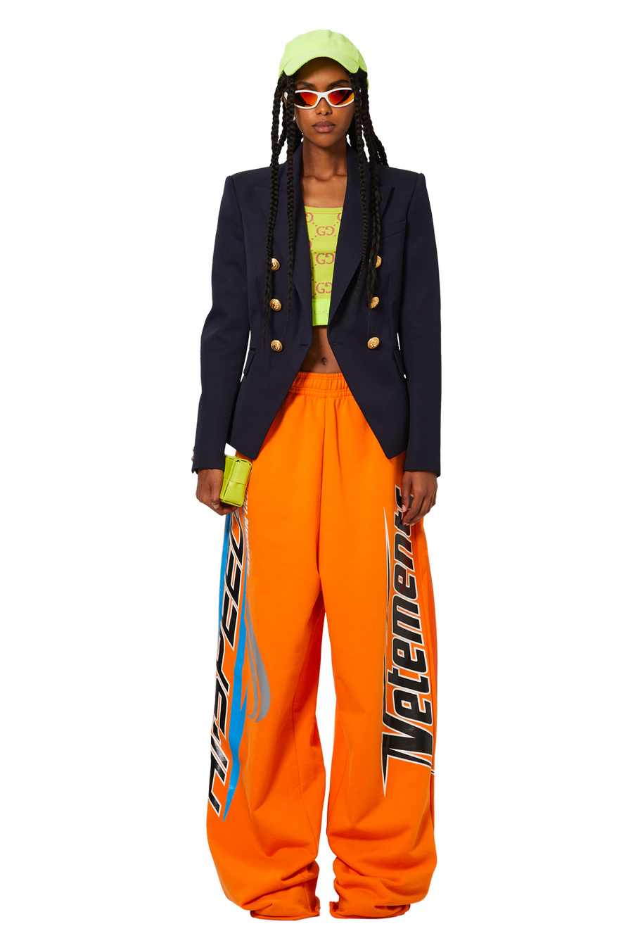 Buy Vetements Hi-Speed Wide Sweatpants 'Neon Orange' - UA53SP200O NEON ...