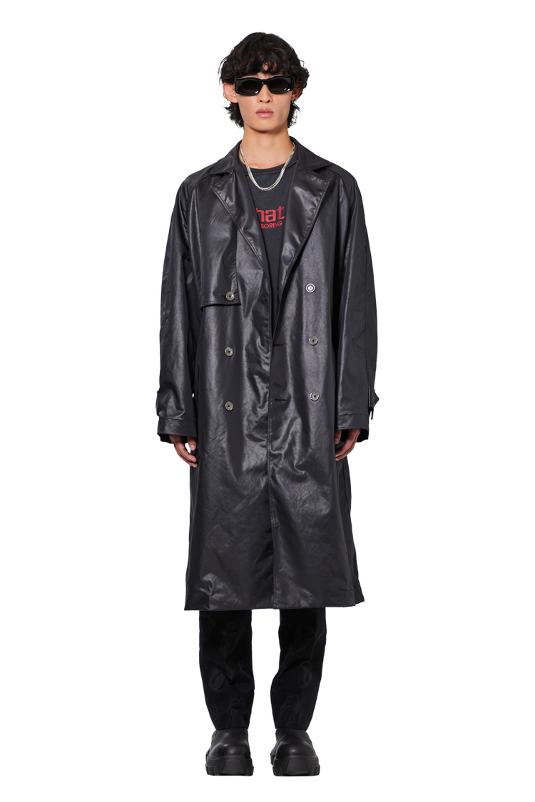mannequin en Song for the Mute Long Trench Coat 'Black'