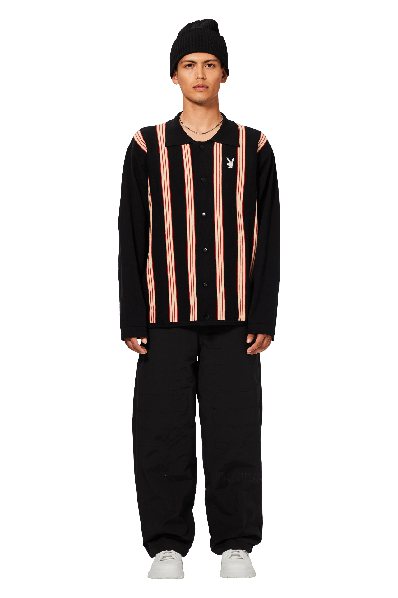 Buy Pleasures Bunny Beanie 'Black' - P21PB017 BLAC | GOAT