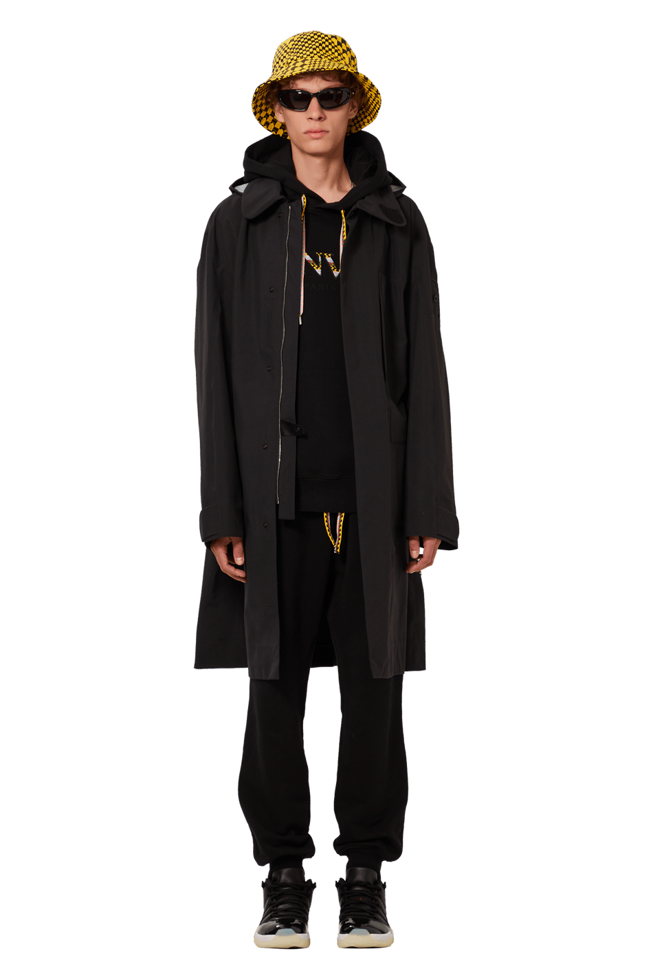 Lanvin Boys Logo Joggers in Black