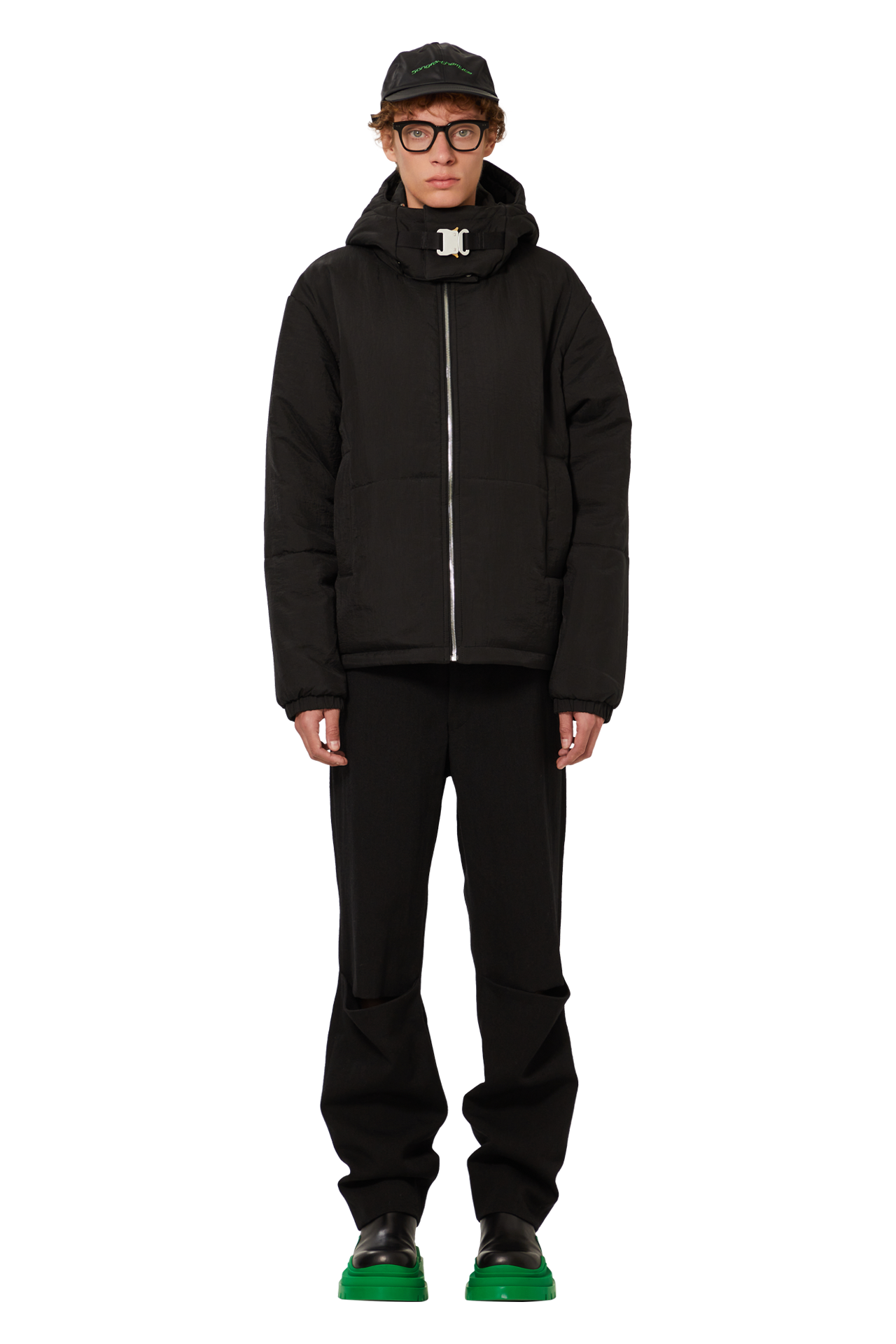 Buy 1017 ALYX 9SM Ripstop Buckle Puffer Jacket 'Black' - AAUOU0238FA02 ...