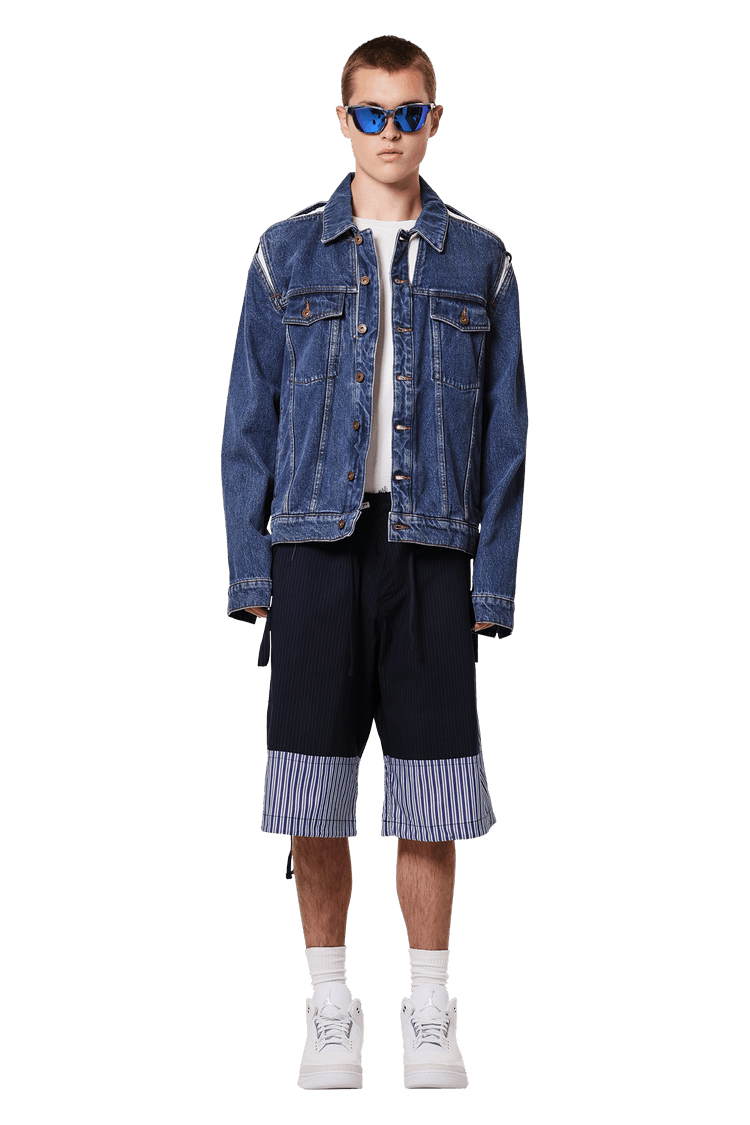 Buy Ottolinger Baggy Cargo Shorts 'Striped' - 10620020602 STRIPED