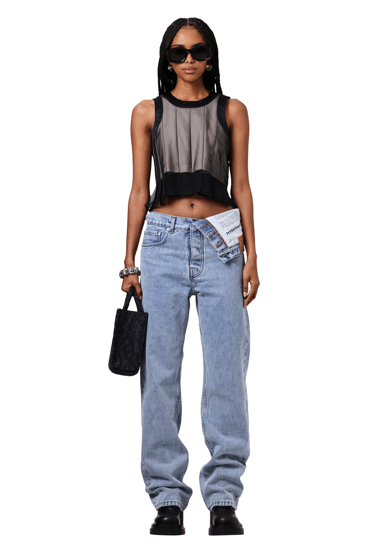 Buy Marni Oyster Bracelet With Glass Stones 'Celery/Glass' BRMV0198N2