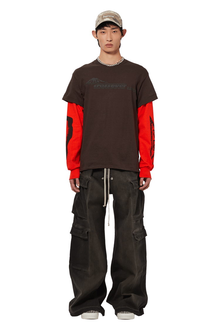 Buy Cactus Jack by Travis Scott Crossover Long-Sleeve 'Brown/Red ...