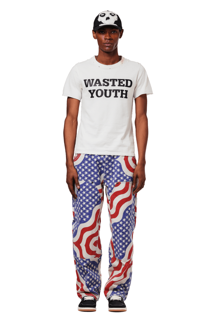 Buy Supreme Flag Double Knee Painter Pant 'Multicolor' - SS26P39